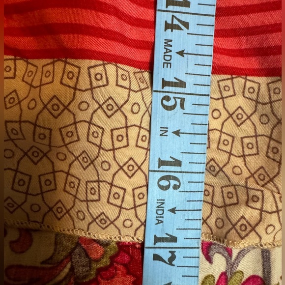 NWOT BOHO BTFBM Women’s Hi Lo Maxi Skirt SZ S  Floral Split Ruffle Bohemian EUC - Picture 14 of 14